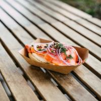 Brooklyn Classic  · Smoked lox, plain cream cheese, tomato, red onion, and capers