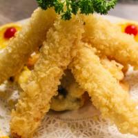 Chicken Tempura · Served with Miso Soup or Garden Salad And  White rice.