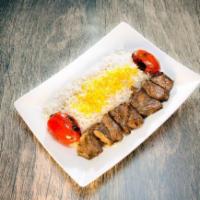 Chenjeh Kabob · Chunks of beef marinated in house seasoning