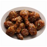 Y Wings Galbi · A lightly sweet and savory sauce that has a off the grill flavor. Mixed with green onions an...