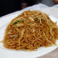 Soy Sauce Chow Mein · Stir fried noodle dish.
