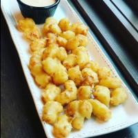 Fried Cheese Curds · Served with Sriracha ranch.