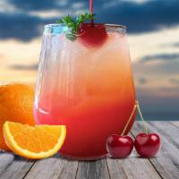 The Miracle of Sunset · Maraschino Cherries | Cherry Juice | Sprite | Orange Juice | Lemonade 