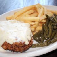 Chicken Fried Chicken · Our Texas-style serving of fresh tender chicken, specially battered, fried golden brown, and...