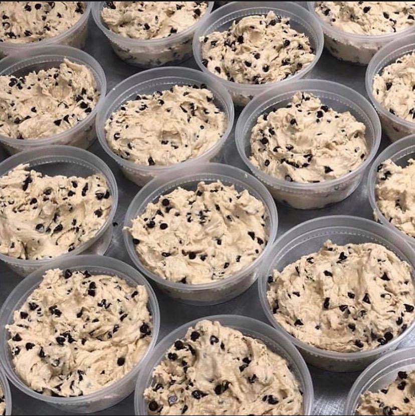 Cookie Dough Tub · 8 oz container of our homemade chocolate chip cookie dough. 4 servings per container