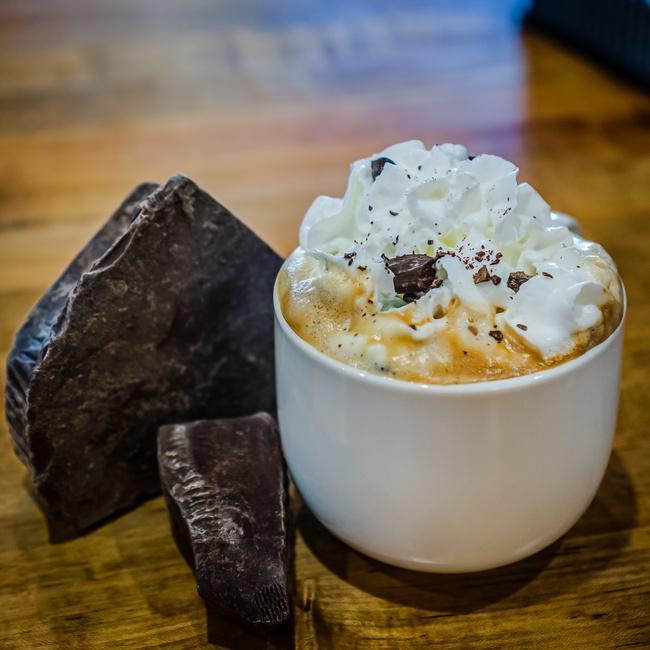 Hot Chocolate · Rich Ghirardelli cocoa, chocolate drizzle, and steamed milk combine for an indulgent and decadent treat!