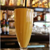 Mango Lassi · Home made yogurt blended with mango  into a smoothie taste sweet and hint of tangy