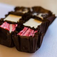 Cheesecake Miniatures · New York Style, Carmel Chocolate Chip and Strawberry Swirl