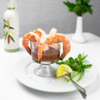 Cocktail di Gamberi · Classic shrimp cocktail.