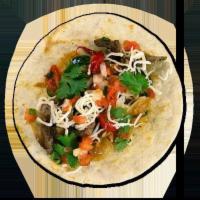 Steak Fajita  · Poblano peppers and onion asadero cheese, and pico. Add-ons for an additional charge. Differ...