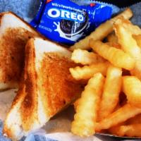 Kids Grilled Cheese Meal · Served on white bread