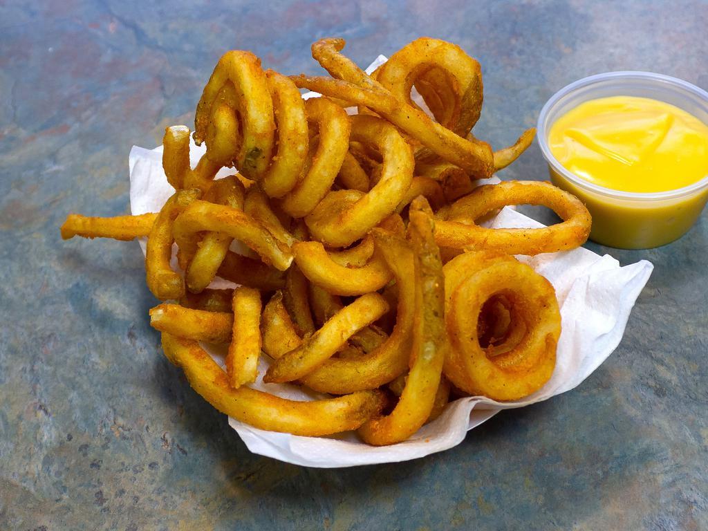 Curly Fries · Regular or Basket