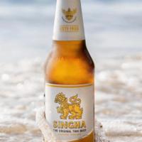 SINGHA - THAI BEER · A pale lager beer, 5% alcohol, Imported Thai Beer. Must be 21 to purchase.