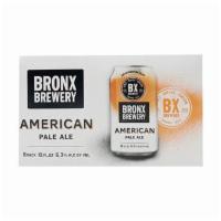 Bronx Pale Ale 6 Pack · Pale Ale - Bronx, NY - 6.3% ABV - 12oz can - The low-to-medium hop flavor has typical Americ...