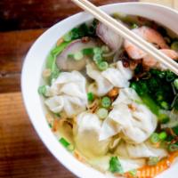 Wonton Noodles Soup  · Comes with pork, shrimp & BBQ pork