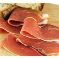 Speck · smoked prosciutto aromatised with black pepper