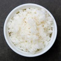 Steamed Rice · Steamed white rice. 