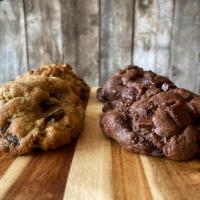 Double Chocolate Cookie · baked fresh daily