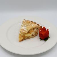 Freshly Baked Apple Pie · Slice of pie.