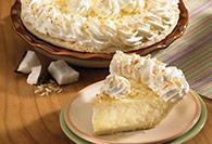 Coconut Cream Pie · Coconut folded into our rich vanilla cream. Topped with fresh whipped cream or fluffy mering...