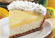 Lemon Cream Cheese  Pie · Our melt-in-your mouth cream cheese pie with a tangy lemon topping.

Whipped cream ava