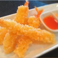 Shrimp Tempura · Crispy fried shrimp served with sweet sauce.