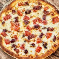 BUILD YOUR PIZZA (Large) · mozzarella, tomato sauce