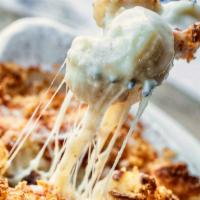 MAC ’N’ CHEESE · Add-ons Available : orecchiette in a creamy cheese sauce, baked with crispy toasted breadcru...