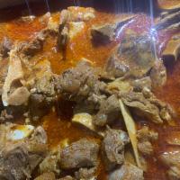 stew goat / chivo  · chivo guisado with side