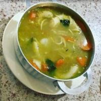 Sopa de Pescado · Fish soup. 