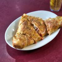 Build Your Own Calzone · Your choice of 2 toppings with our house cheese blend and our house pizza sauce. Blessed wit...