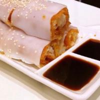 Extra Large Cruller Rice Noodle Roll · Noodle dish made from rice flour and water.