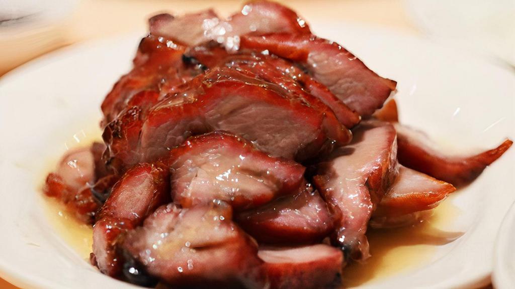 BBQ Pork · Served with honey sauce. 

(Appetizer size of 4-4.5oz delicious BBQ Pork) 