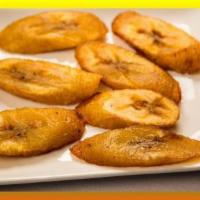 Fried Ripe Plantains · Sweet fresh ripe plantain fried prepared to order for a month watering treat. Gluten free an...