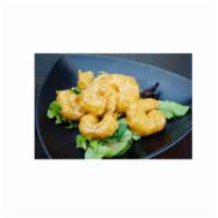 Spicy Creamy Shrimp Tempura · Crispy shrimp tempura tossed in JINYA’s original spicy mayonnaise done in the classic “ebi-m...