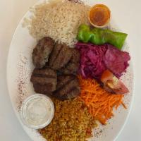 Kofte Kebab · Ground beef and lamb mix blended with onion and garlic seasoned with special seasoning. Entr...