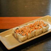 Spicy Tuna Roll 8pcs · Spicy Tuna, Cucumber, Sesame seeds, Spicy Mayo.