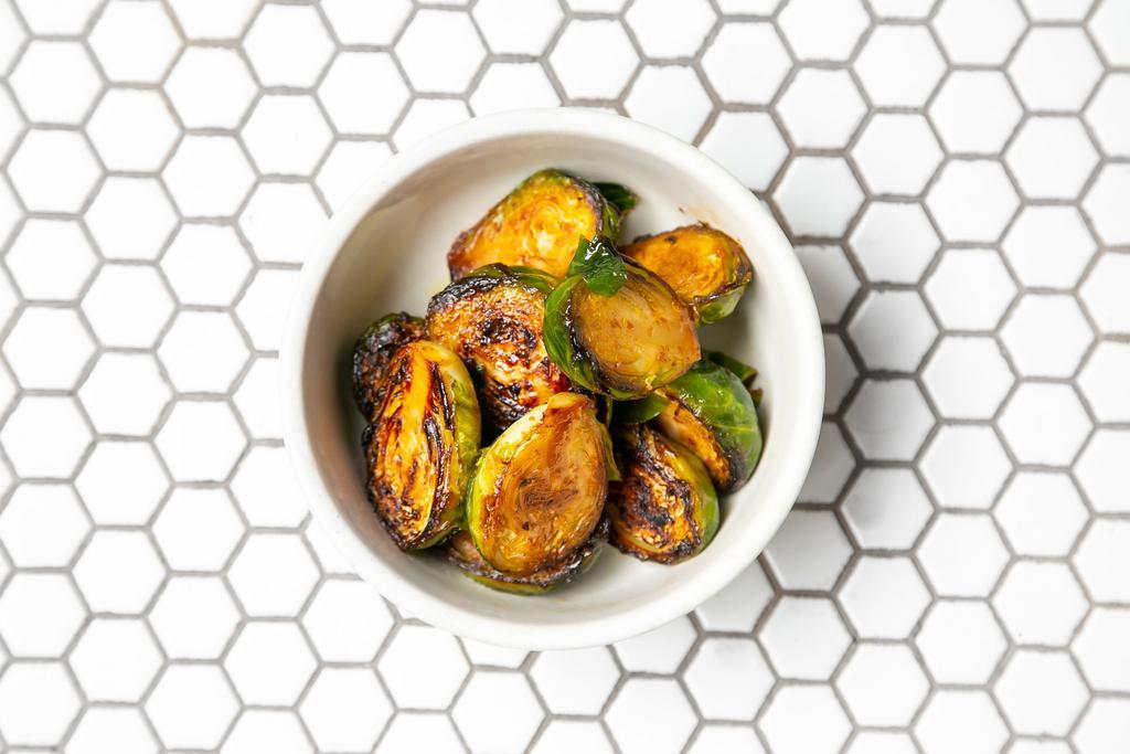 BRUSSEL SPROUTS	 · CAVOLINI	
Roasted Brussel Sprouts	
