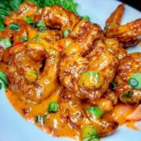 Rocoto Shrimp · Fried shrimp tossed in sweet & spicy
Rocoto sauce