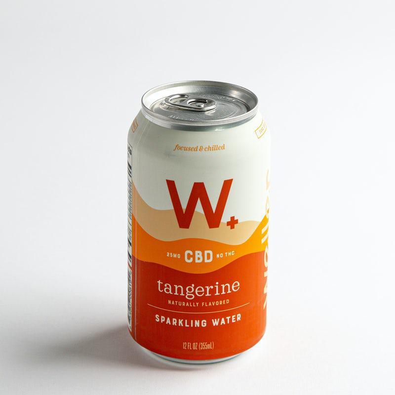 Weller Tangerine, CBD · zero calories, zero carbs, zero sugar sparkling water, each can contains 25mg of broad-spectrum CBD
