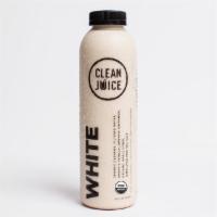 White 16 oz · Filtered Water, Organic Cashews, Organic Vanilla, Organic Cinnamon, Organic Maple Syrup, Org...