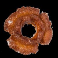 Buttermilk Old Fashioned Donut · The king of the classics, crunchy exterior, ring-shaped with irregular edges, vanilla bean g...