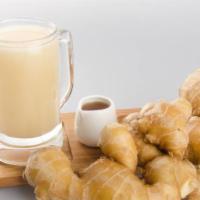 L'Ours Secrect Ginger Milk (Hot and 16 oz) · HOT ONLY！

Our secret recipe of a traditional healthy winter drink.
Creamy, spicy, and warm ...