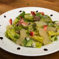 Summer Salad · Mixed greens and iceberg lettuce, pears, Gorgonzola cheese and candied walnuts              ...