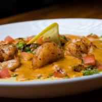 Chef Sammy’s Award Winning Shrimp and Grits · Our entire menu is available for delivery at milkandhoneyexpress.com