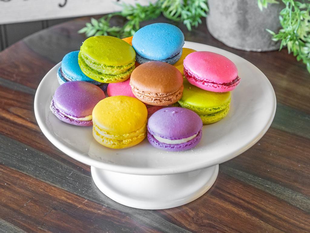 Box of 36 Macaroons  · Handmade, not frozen. If you would like multiples of a certain flavor and/or combination, please indicate the quantity of each in the Special Instructions.