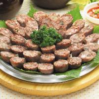 Ground Pork & Vegetables Sausage (토종순대) · 
