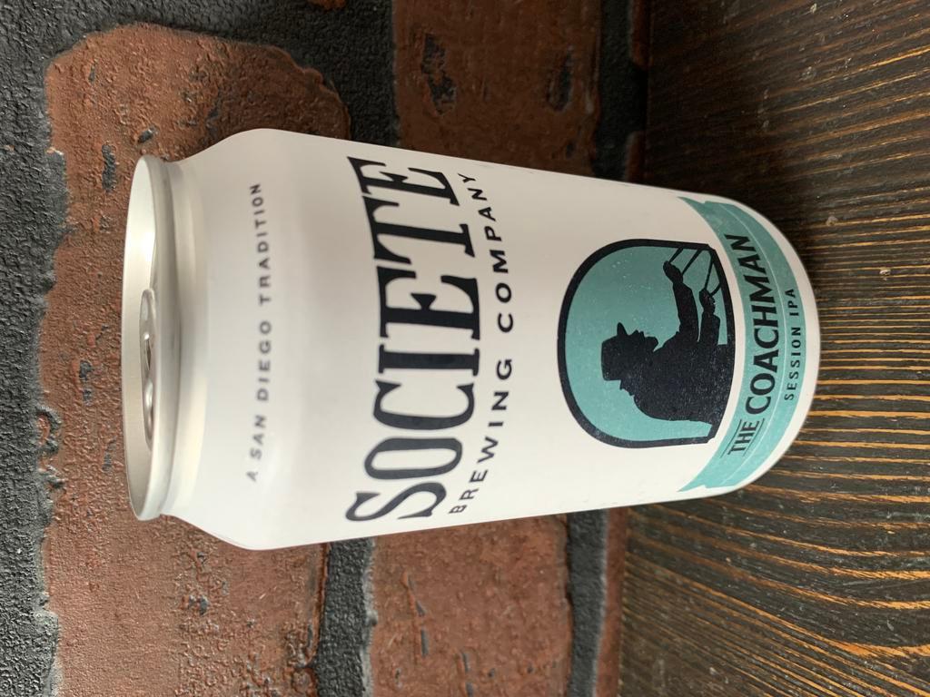 Societe - The Coachman · session ipa - The Coachman is hoppy and light, Intense peach and citrus hop aromas plus a low abv make this 2-time G.A.B.F. Gold medal winner a definitive session IPA
4.0 %ALC by VOL. Must be 21 to purchase.