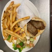 Gyro Platter · Comes with french fries.