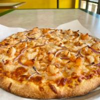 Shrimp Pizza · Large 14’ 8 slices
Choice of marinara sauce or ranch( specify on special instructions)
Then ...